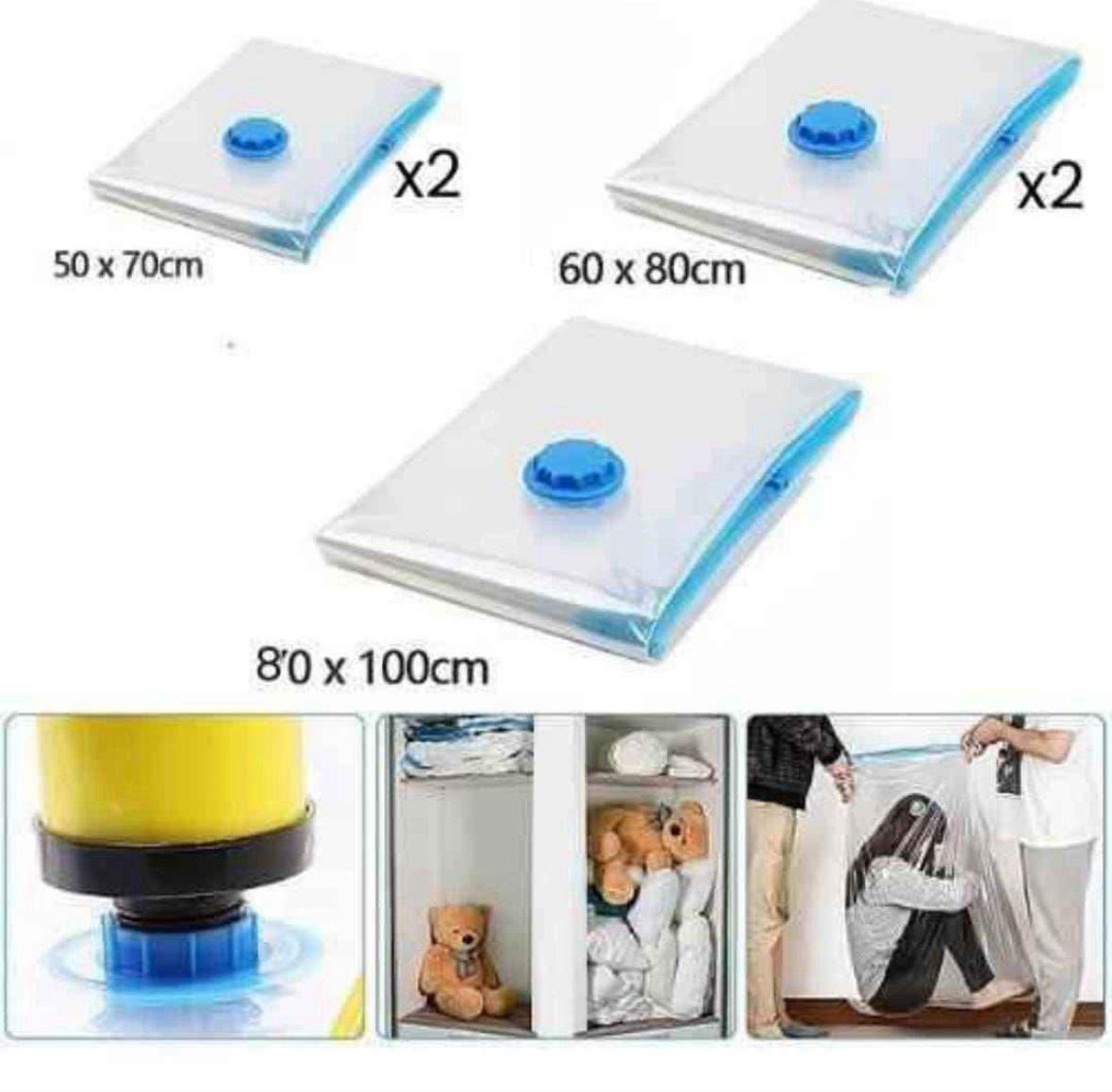 Set de bolsa al vacio con succionador disponible en Perú - Imagen 2